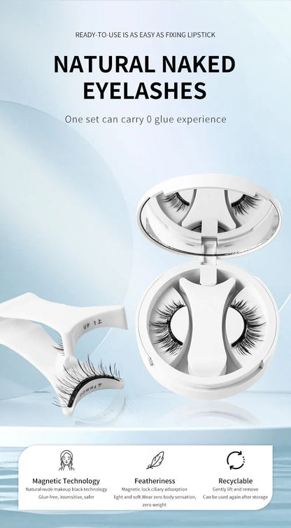 Magnetic False Eyelashes With Applicator