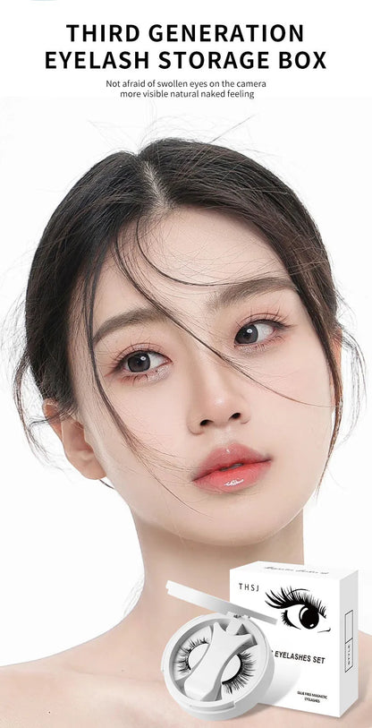 Magnetic False Eyelashes With Applicator