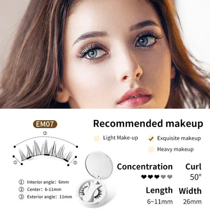 Magnetic False Eyelashes With Applicator