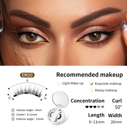 Magnetic False Eyelashes With Applicator