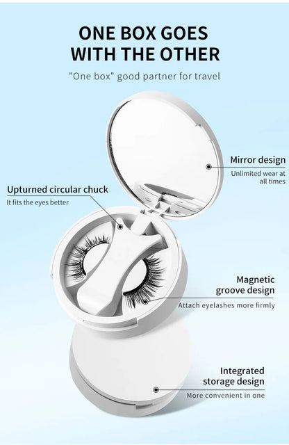 Magnetic False Eyelashes With Applicator